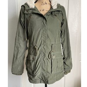 Green army jacket